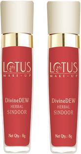 LOTUS MAKE - UP Divinedew Herbal Sindoor (Pack of 2) Sindoor