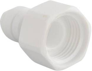 ड्रीम स्टोर Elbows Connectors Reducer Direct Inlet Valve Straight Type 1/4 Inch QC x 1/2 inch Thread for RO Water Purifier Spare Part for सॉलिड फिल्टर कार्ट्रिज