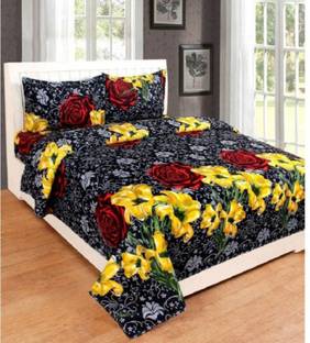 LOXICA Reversible Polycotton Double Bed Spread