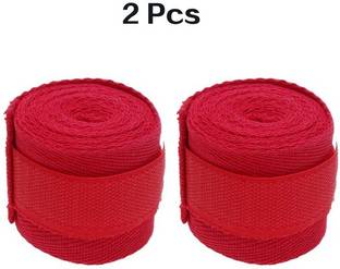 DreamPalace India (1 pair) Stretchable cotton Boxing Hand Wraps Red Boxing Hand Wrap