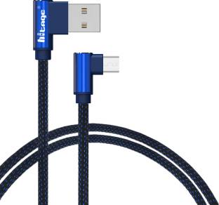 Hitage Micro USB Cable 1.5 A 1.5 m DATACWB668ANBE Smart Phone Data Cable, Micro USB Cable
