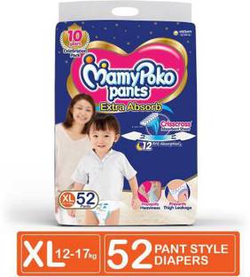 MamyPoko Pants Extra Absorb Diapers - XL (52 Pieces) - XL