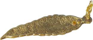 Royalbox Metal Incense stick holder in Gold Color For Diwali and Festival Puja Aluminium Incense Holder