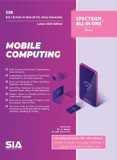 Mobile Computing, B.E/B.Tech VI-Semester (R-17) (Anna University) Computer Science And Engineering (CSE), Latest 2020 Edition