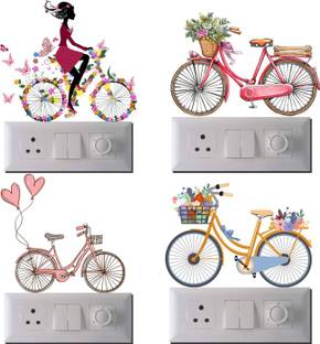 Decals Sticker 35 cm Switch Sticker Bicycle Wall Switch Board Stickers Self Adhesive Sticker