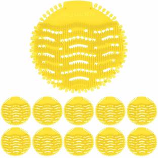 PRIZAL Urinal Screen Mat - 10 Pcs Set lemon Mat Toilet Cleaner Lemon Mat Toilet Cleaner