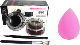 KATE BLANC GEL EYE LINER STUDIO 24 hrs. WITH 1 SPONGE PUFF