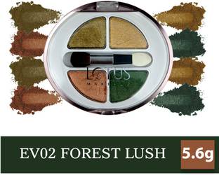 LOTUS MAKE - UP Ecostay Velvet Eye Shadow Palette, Eye Color Powder Makeup 5.6 g