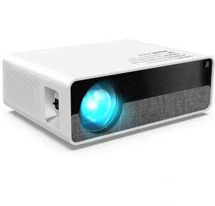 Punnkk Projector X10 Native 1080P HD Video Projector, 6000 Lumens up to 300" Image Display Ideal for PPT Business Presentations Home Theater Entertainment Parties Games (6000 lm) Portable Projector