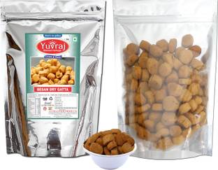 Yuvraj Food Product Besan Gatta ( made by kasuri methi) Bikaneri Hand made marwari sukha saag pack of 2 (400 gm x 2 )
