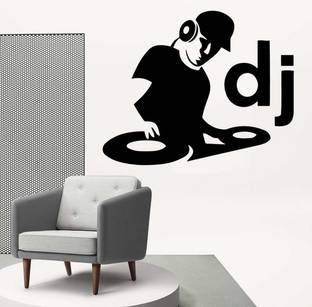 fuzzy 55 cm DJ Self Adhesive Sticker