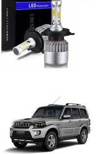 PRTEK LED Headlight Bulbs Conversion Kit, COB High Low Beam Headlamp, Dual Beam Head Light A121 Fog Lamp Car LED for Mahindra (12 V, 30 W)