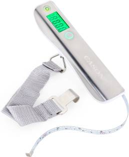 CASON ABS Metal 10g to 50 kg Luggage Scale with Tape Measure Weighing Scale