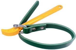 PagKis Belt Strap Type Auto Car Oil Filter Wrench Spanner Tool Belt Strap Type Auto Car Oil Filter Wrench Spanner Tool 9 Inches Handle, Belt: 20 Inches / 50 CM Single Sided Pipe Wrench