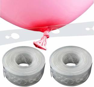 Balloonistics Clear Balloon Arch Accessories Tool Kits Balloon Garland Making Chain Arch Pack of 2 Strips