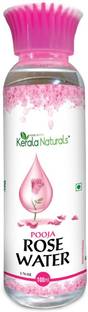 Kerala Naturals Rose Water 100ml - For acne and Skin irritation- Suitable for All Skin Type Face Wash
