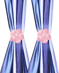 KUBER INDUSTRIES Pink Tassels Metal