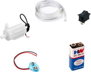 Creative Tech 9v dc motor water pump kit for Science Projects and working models Educational Electronic Hobby Kit