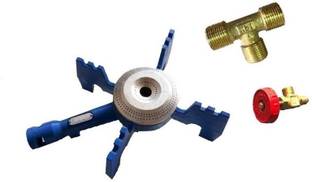 Tinax Delux Canteen Burner Heavy Duty Burner Diameter : 5.85 inches (Commercial Purpose Gas Stove) Iron Manual Gas Stove