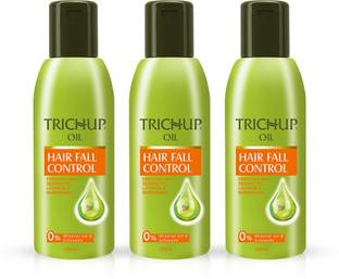 TRICHUP Hair Fall Control Oil 200 ml (Pack of 3) Hair Oil