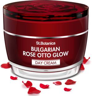St.Botanica Bulgarian Rose Otto Glow Day Cream for Reduce Blemishes, Fine Lines & Wrinkles