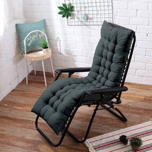 ASOKAM Cotton Solid Chair Pad Pack of 1