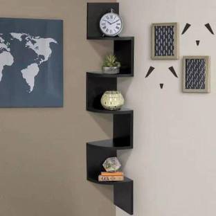 ANTIQUE MART Wall Shelves Wall Shelves Wooden Wall Shelf