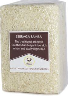 Namma Nellu Traditional Rice - Seeraga Samba Raw Rice (Small Grain, Unpolished)