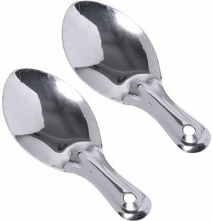 EMPHIRE Stainless Steel Spoon for Idli (5.1x12.7 cm) - Pack of 2 Stainless Steel Serving Spoon Set