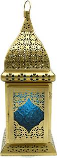 Puja N Pujari Hanging Moroccan Lantern Tea Light Candle Holder for Home Decor Iron Tealight Holder