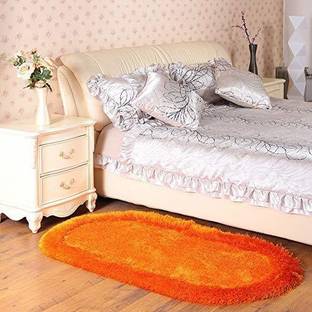 RM Handloom Orange Polyester Runner