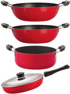 NIRLON Non-Stick Stain Resistance Kitchen Utensil Gift Set Item with Bakelite Handle Non-Stick Coated Cookware Set