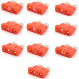 DHRUV-PRO 10 Pieces Mini Blade Fuse -40 AMP(Pack of 10) Electrical Fuse