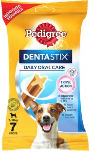 PEDIGREE Dentastix Oral Care for Adult Small Breed (5-10kg), Weekly Pack (7 Sticks) Dog Treat