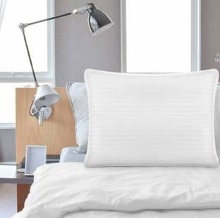 Swikon star Polyester Fibre Stripes Sleeping Pillow Pack of 1