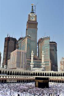 Makka haram sharif Paper Print (18 inch X 12 inch) Paper Print