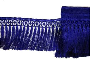 MARUTI KRUPA ENTERPRISE MAKE DARK BLUE TASSEL 4.5 METER BIG SIZE Lace Reel