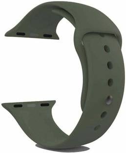 TINGTONG Soft Silicone Sport 42mm/44mm/45mm Green Smart Watch Strap
