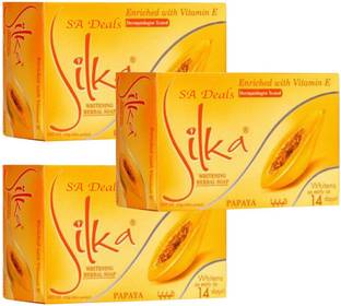 SILKA papaya skin whitening soap Original