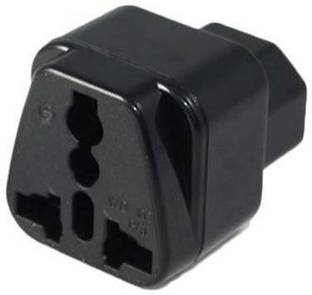 techut IEC C14 to Universal Female AU US UK EU C13 &1 (2in1) Adapter Power Plug/Socket Worldwide Adaptor