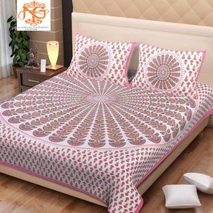 NAIWAL FASHION Cotton Double Bed Cover