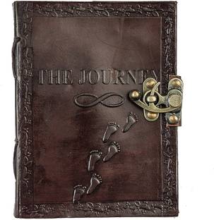 Craft Shop Handmade Leather, The Journey,7x5 A5 Planner/Organizer NO 200 Pages