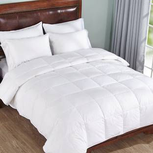 LINENWALAS Solid Double Duvet for  Heavy Winter
