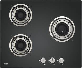 Kaff CRH 603 Built-In Hob with Dual Flame, Tornado Style Burners, Hob top Glass Manual Hob
