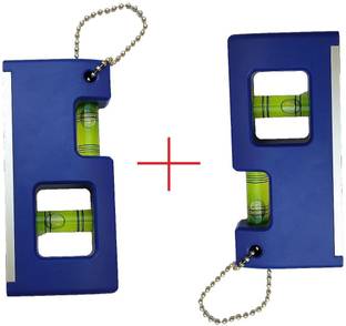 Inditrust Pack of 2 Mini Spirit Level Magnetic Spirit level 4inch Magnetic Carpenter's Level