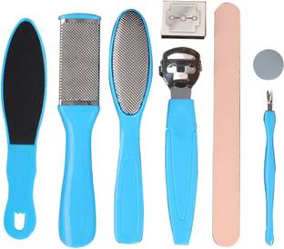 MAKHAI Foot File Set- Dead Hard Skin Callus Remover, Portable Scraper Pedicure Kit set Tools,Foot Care Too