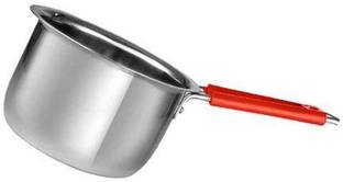 Mj Traders Madhuram 2 Liter capacity 19cm size 18gauge sauce/Milk pan stainless steel sauce pan Sauce Pan 19 cm diameter 2 L capacity