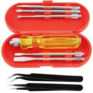 wroughton Multipurpose Screwdriver Set With 2 Tweezer Precision Screwdriver Set