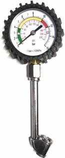 Betlex Analog Tire Pressure Gauge Digital Tire Pressure Gauge Metallic Tyre Pressure Guage with Analog Meter (220 PSI)