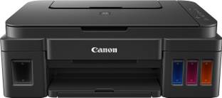 Canon PIXMA G2000 Multi-function Color Ink Tank Printer (Color Page Cost: 0.21 Rs. | Black Page Cost: 0.09 Rs. | Borderless Printing)